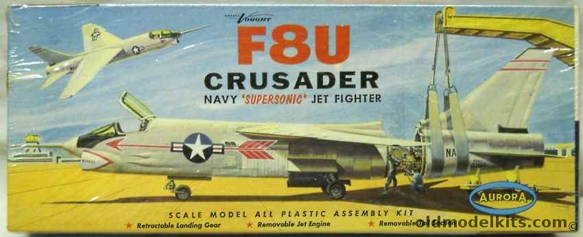 Aurora 1/50 F8U Crusader (F-8), 119-100 plastic model kit